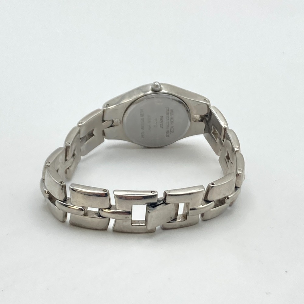 Armitron Now Women's Watch Silver Tone Blue Yellow Dial 22mm New Battery 6.25" - Picture 12 of 16